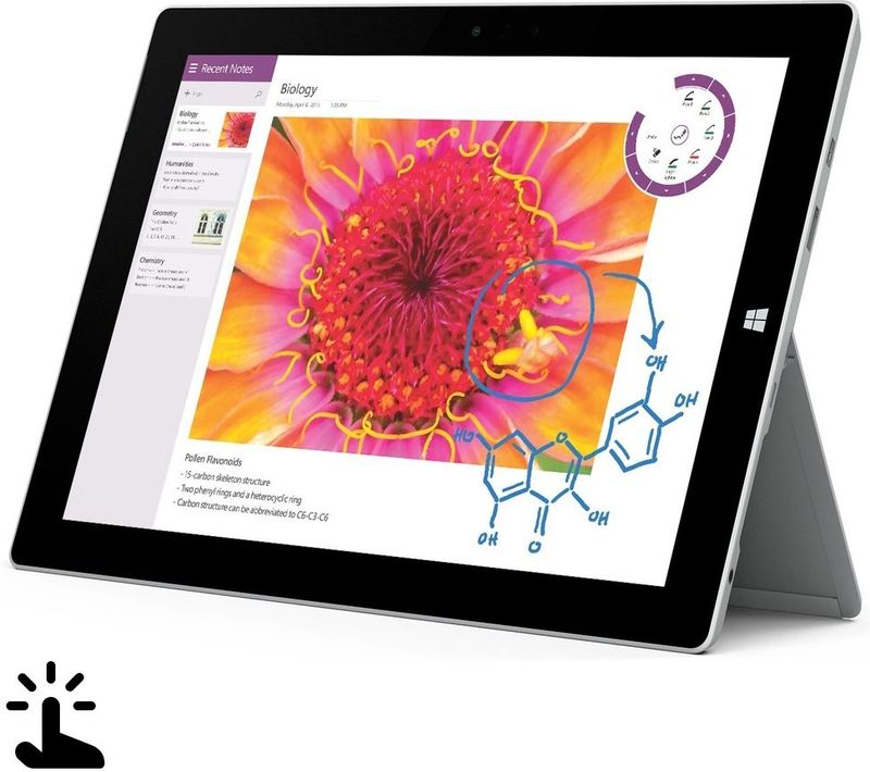 Microsoft Surface 3 - Intel Core i5-10e Generatie - 10 inch - Touch - 2GB RAM - 128GB SSD - Windows 11 Home Zichtbaar gebruikt