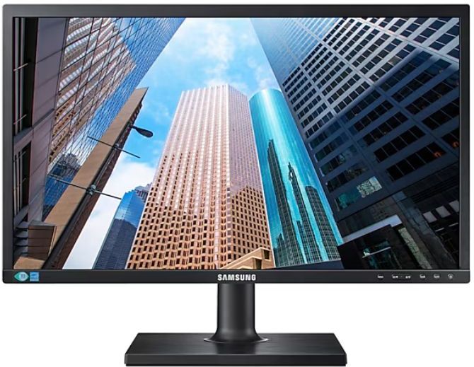 Samsung S24E450B - 24 inch - 1920x1080 - DVI - VGA - Zwart Zichtbaar gebruikt