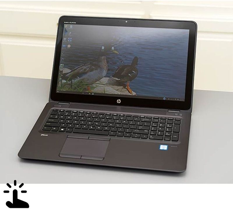 HP ZBook 15u G3 - Intel Core i7-6e Generatie - 15 inch - Touch - 16GB RAM - 256GB SSD - Windows 11 Home Zichtbare schade