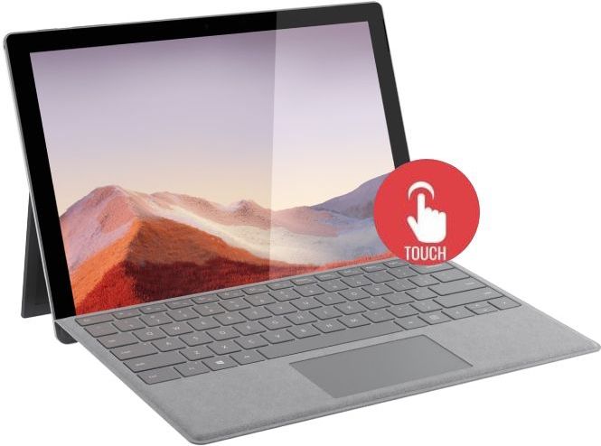 Microsoft Surface Pro 7 - Intel Core i5-10e Generatie - 12 inch - Touch - 8GB RAM - 256GB SSD - Windows 11 Zichtbare schade