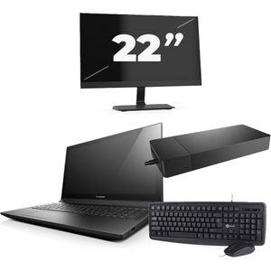 Lenovo B50-70 - Intel Core i3-4e Generatie - 15 inch - 8GB RAM - 256GB SSD - Windows 11 Home + 1x 22 inch Monitor Zichtbare schade