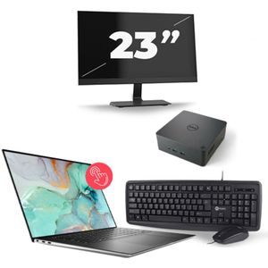 Dell Precision 5560 - Intel Core i7-11e Generatie - 15 inch - Touch - 16GB RAM - 256GB SSD - Windows 11 Home + 1x 23 inch Monitor Nette Staat