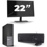 Dell Optiplex 7020 SFF - Intel Core i7-4e Generatie - 16GB RAM - 256GB SSD - Windows 10 + 1x 22 inch Monitor Nette Staat