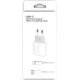 Apple iPad Pro 11-inch (3rd Gen) - 20W Snellader met Lightning Cable (OEM)