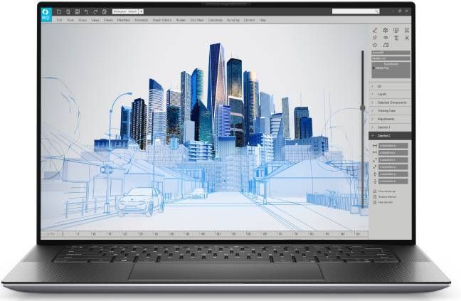 Dell Precision 5560 - Intel Core i7-11e Generatie - 15 inch - 16GB RAM - 256GB SSD - Windows 11 Zichtbare schade