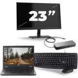 Fujitsu LifeBook U727 - Intel Core i7-7e Generatie - 12 inch - 16GB RAM - 256GB SSD - Windows 11 + 1x 23 inch Monitor Zichtbaar gebruikt