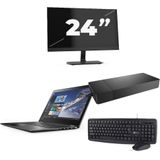 Lenovo ThinkPad X1 Yoga Gen 4 - Intel Core i7-8e Generatie - 14 inch - 16GB RAM - 256GB SSD - Windows 11 Home + 1x 24 inch Monitor Zichtbaar gebruikt