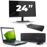 Dell Precision M4600 - Intel Core i7-2e Generatie - 15 inch - 8GB RAM - 256GB SSD - Windows 10 + 1x 24 inch Monitor Zichtbaar gebruikt