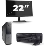 Dell Optiplex 7010 Desktop - Intel Core i3-3e Generatie - 8GB RAM - 128GB SSD - Windows 10 + 1x 22 inch Monitor Nette Staat