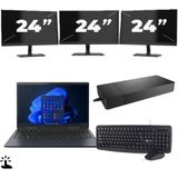 Toshiba Portege X30W-J-10C - Intel Core i5-11e Generatie - 13 inch - Touch - 16GB RAM - 256GB SSD - Windows 11 Home + 3x 24 inch Monitor Zichtbare schade