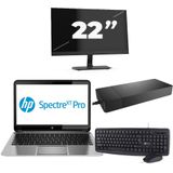 Chuwi CoreBook Pro - Intel Core i3-6e Generatie - 13 inch - 8GB RAM - 256GB SSD - Windows 11 Home + 1x 22 inch Monitor Zichtbare schade