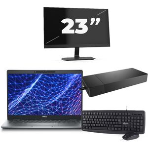 Dell Latitude 5330 - Intel Core i3-12e Generatie - 13 inch - 8GB RAM - 256GB SSD - Windows 11 Home + 1x 23 inch Monitor Zichtbaar gebruikt