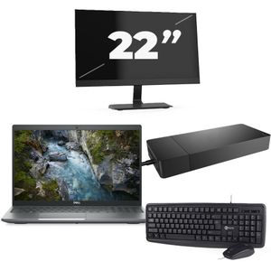 Dell Vostro 3591 - Intel Core i5-10e Generatie - 15 inch - 16GB RAM - 256GB SSD - Windows 11 Home + 1x 22 inch Monitor Nette Staat