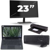 Dell Latitude 5280 - Intel Core i3-7e Generatie - 12 inch - 8GB RAM - 256GB SSD - Windows 11 + 1x 23 inch Monitor Zichtbaar gebruikt