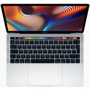 Apple MacBook Pro (13 inch, 2019) - Intel Core i5 - 16GB RAM - 256GB SSD - Touch Bar - 2x Thunderbolt 3 - Zilver Zichtbare schade