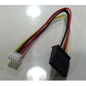 4-Pin Floppy FDD Female to 15-Pin SATA Female Power Cable,20cm