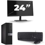 Dell Optiplex 5050 SFF - Intel Core i7-6e Generatie - 16GB RAM - 512GB SSD - Windows 11 + 1x 24 inch Monitor Nette Staat