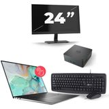 Dell Precision 5560 - Intel Core i7-11e Generatie - 15 inch - Touch - 16GB RAM - 256GB SSD - Windows 11 Home + 1x 24 inch Monitor Nette Staat