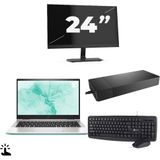 HP EliteBook 830 G8 - Intel Core i7-11e Generatie - 13 inch - Touch - 16GB RAM - 256GB SSD - Windows 11 Home + 1x 24 inch Monitor Zichtbaar gebruikt