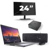 Dell Precision 3550 - Intel Core i7-10e Generatie - 15 inch - 16GB RAM - 256GB SSD - Windows 11 + 1x 24 inch Monitor Nette Staat