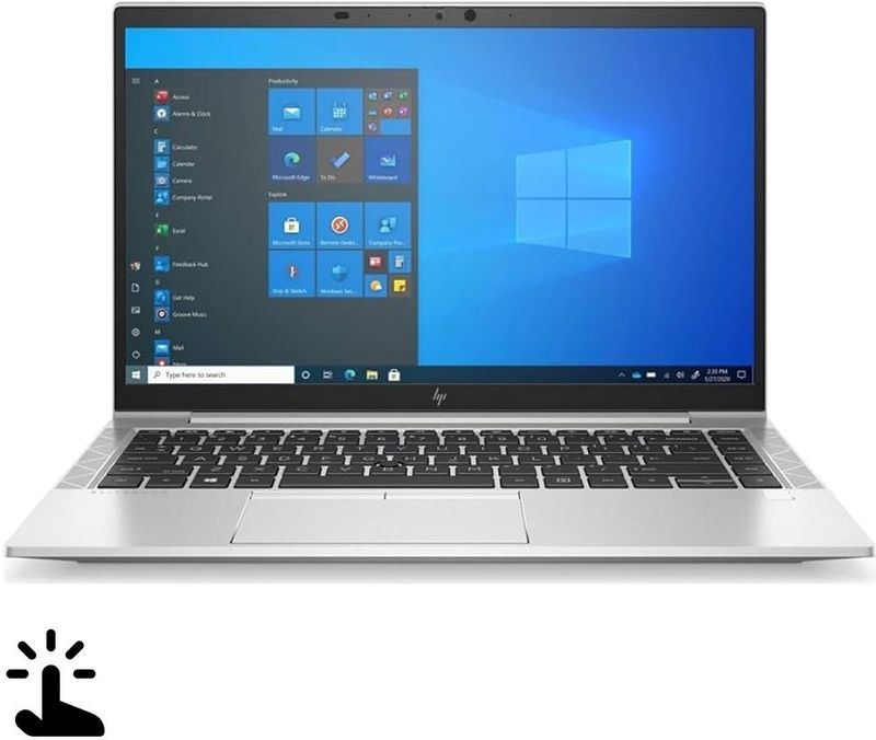 HP EliteBook 845 G8 - AMD Ryzen 7 PRO 5850U - 14 inch - Touch - 16GB RAM - 256GB SSD - Windows 11 Home Nette Staat