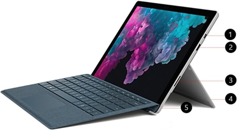 Microsoft Surface Pro 5 - Intel Core i5-7e Generatie - 12 inch - 8GB RAM - 256GB SSD - Windows 11 Home Nette Staat
