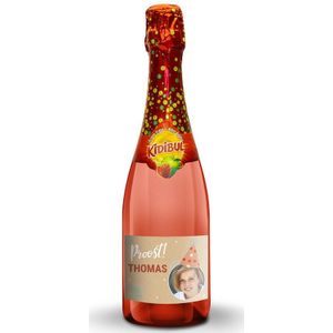 Kinderchampagne met bedrukt etiket - Kidibul (750ml)