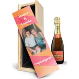 Champagne in bedrukte kist - Piper Heidsieck Brut (375ml)