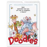 Doodles verjaardagskalender - A4