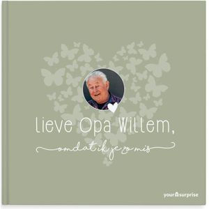 Gepersonaliseerd boek - Lieve Opa, omdat ik je zo mis  - Softcover