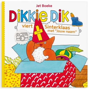 Boek met naam en foto - Dikkie Dik viert Sinterklaas - Softcover