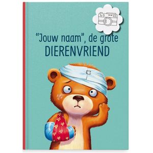 De grote dierenvriend - XL boek met naam en foto (Softcover)