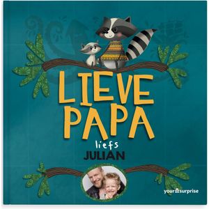 Boek met naam en foto - Lieve Papa - Hardcover