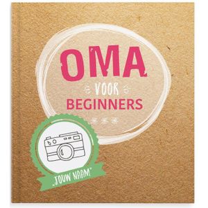 Boek met naam en foto's - Oma voor beginners (Softcover)