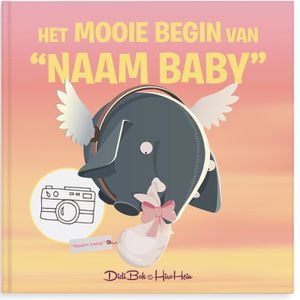 Babyboek met naam, foto, geslacht en geboortedatum - Hardcover
