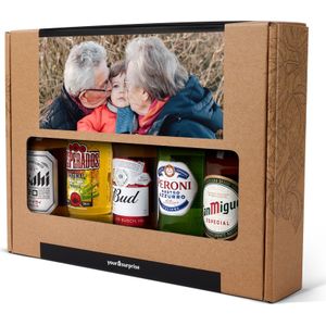 Bierpakket voor opa bedrukken - Internationaal