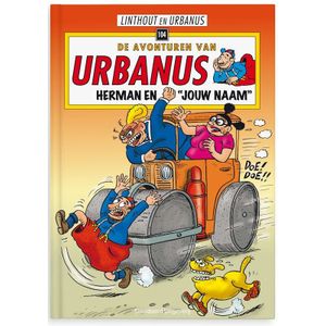 Persoonlijk stripboek met naam en foto - De avonturen van Urbanus 'Herman & Hermien' (Softcover)