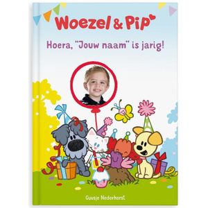 Woezel & Pip boek met naam en foto - Verjaardag - XL (Softcover)