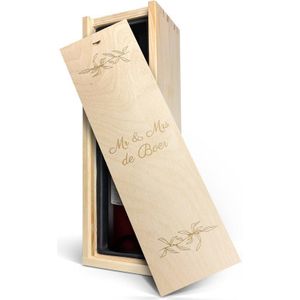 Wijn in gegraveerde kist - Salentein - Merlot