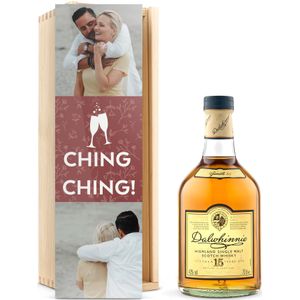 Whisky in bedrukte kist - Dalwhinnie 15 Years
