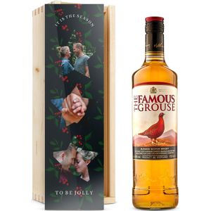 Whisky in bedrukte kist - The Famous Grouse