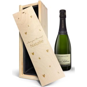 Champagne in gegraveerde kist - René Schloesser (750ml)