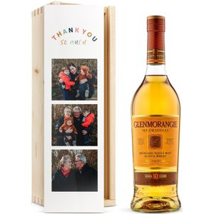 Whisky in bedrukte kist - Glenmorangie