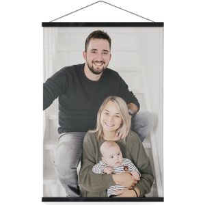 Gepersonaliseerde poster met zwarte posterhanger 40x50