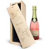 Champagne in gegraveerde kist - René Schloesser rosé (750ml)