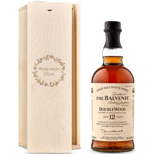 Whisky in gegraveerde kist - The Balvenie