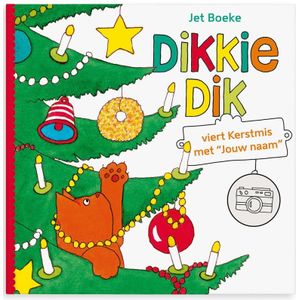 Boek met naam en foto - Dikkie Dik viert Kerstmis - Softcover