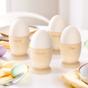 Eierdopje personaliseren - 4 stuks