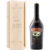 Likeur in gegraveerde kist - Baileys Original