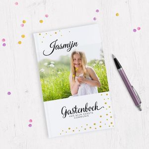 Communie gastenboek bedrukken - Hardcover